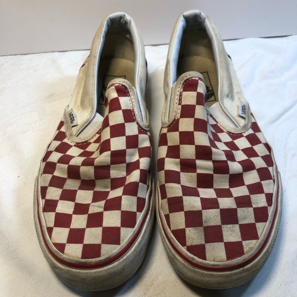 Vans Checkerboard Sneakers, used condition Men’s 7.5 Women’s 9 - Picture 2 of 14